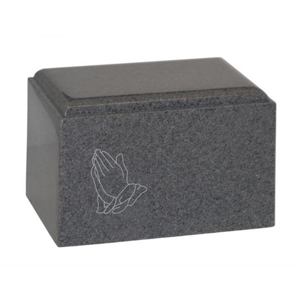 Medm Taylor Urns 240GR Cultured Granite Cremation Cumulus Adult Urn; Gray 240GR - main